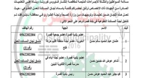 تشكيل لجان المساندة للعمل التطوعي في بلدة قصرة