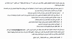 اعلان توظيف مدير تنفيذي – صادر عن مجلس الخدمات المشترك