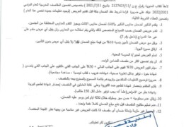 اعلان ضمان مقصف في مدرسة اسماء بنت ابي بكر