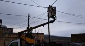 شكر وتقدير لبلدية قبلان وقسم صيانة الكهرباء في بلدية قصرة وبلدية قبلان